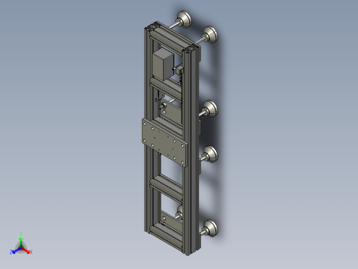 new涂胶机器人抓手正等轴测缩略图