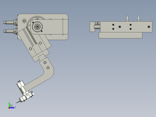 不良品下料机构左视缩略图