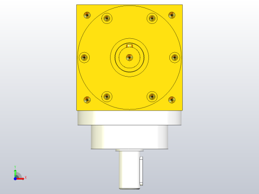 110型精密转向器，换向器PW110-A1-B2前视缩略图