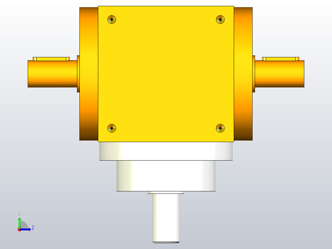 110型精密转向器，换向器PW110-A1-B2左视图