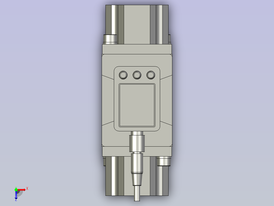 水流量计-PF3W711-06-A-M(0)俯视图
