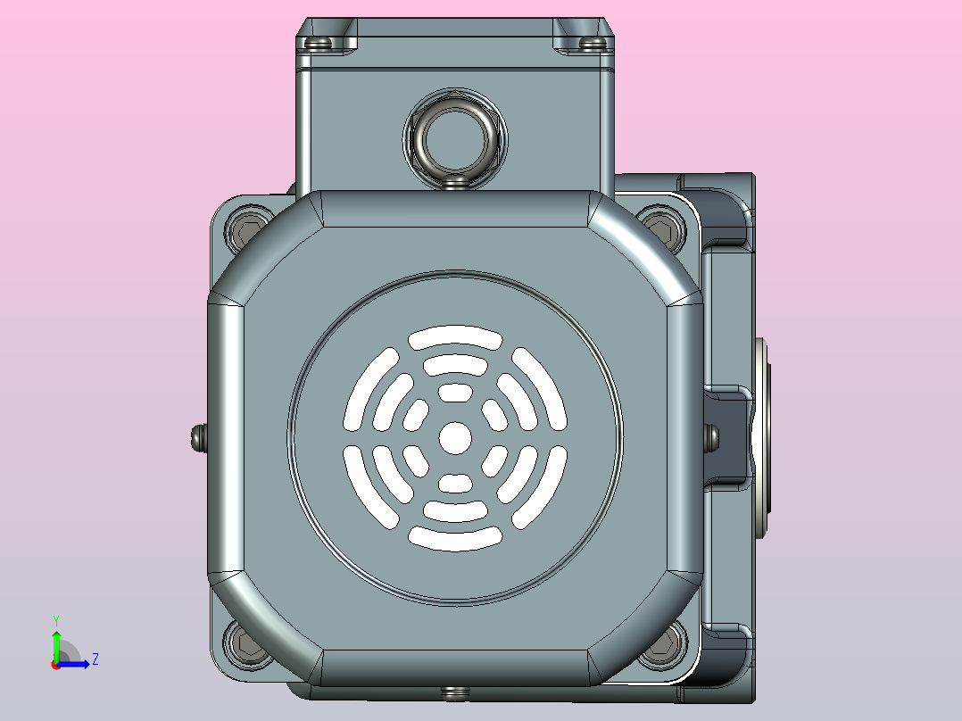 JSCC变频减速电机 f250rc-L左视图