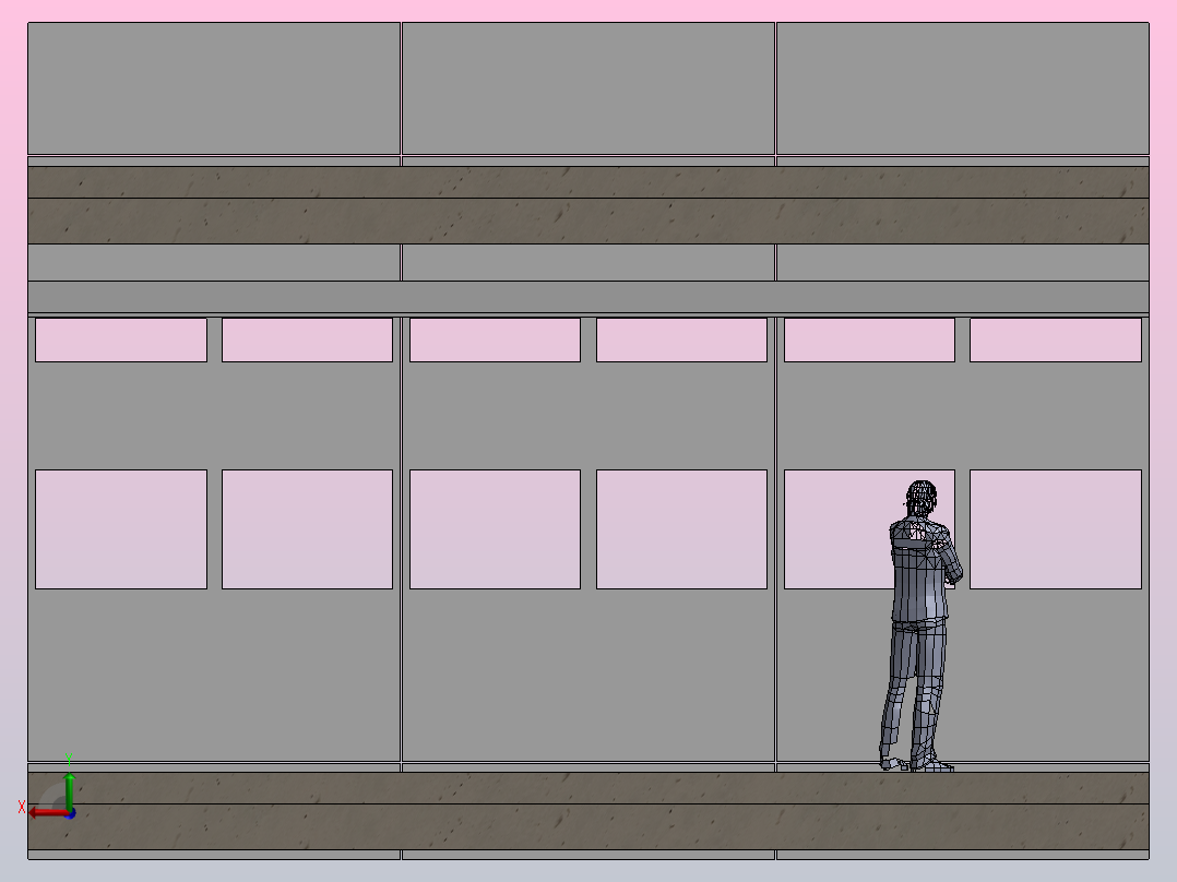 大学建筑后视图