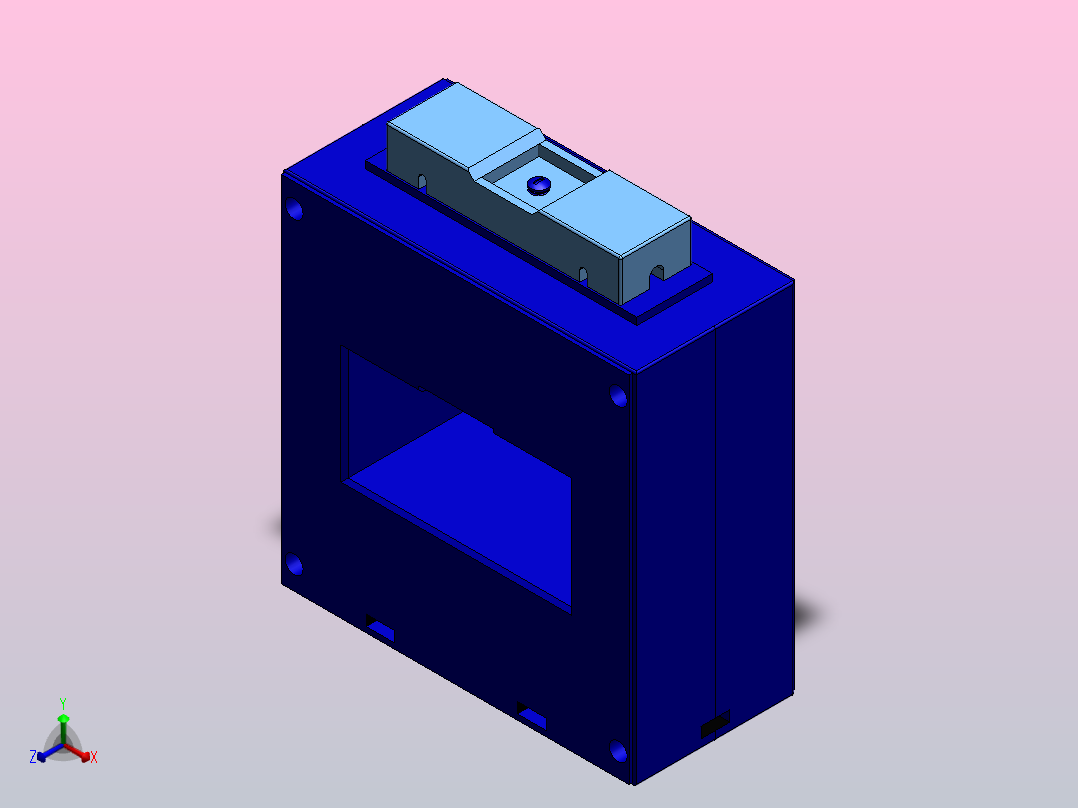CJH(BH)-0.66系列计量型（S级）电流互感器[CJH(BH)-0.66-30Ⅰ-Ⅰ]正等轴测图