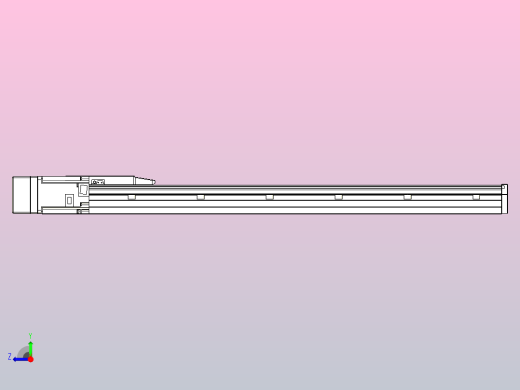 滚珠丝杠直线轴内置导轨TPA-GCR-150-2010C-L750-ML-M75-N3右视缩略图