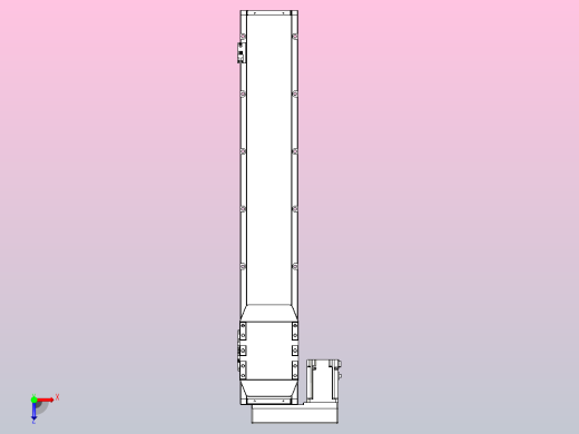滚珠丝杠直线轴内置导轨TPA-GCR-150-2010C-L750-ML-M75-N3俯视缩略图