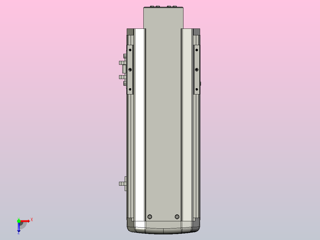 SYS13-200-BM-200W滚珠花健、支撑座、滚珠丝杠、交叉导轨、直线模组俯视图