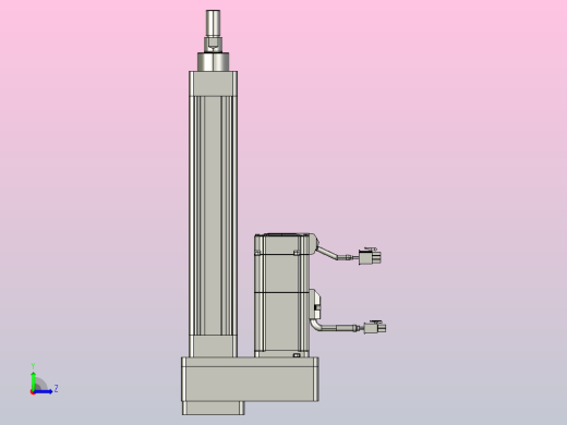 轻载电动缸TPA-ESR40-1210C-L150-MR-FB-W-P40-C3左视缩略图