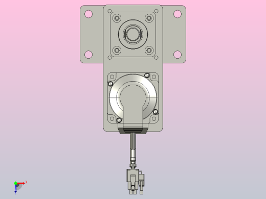 轻载电动缸TPA-ESR40-1210C-L150-MR-FB-W-P40-C3俯视缩略图