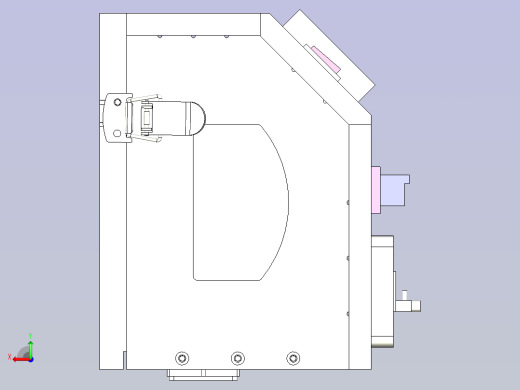 交流充电枪微动开关测试治具3D图纸后视缩略图