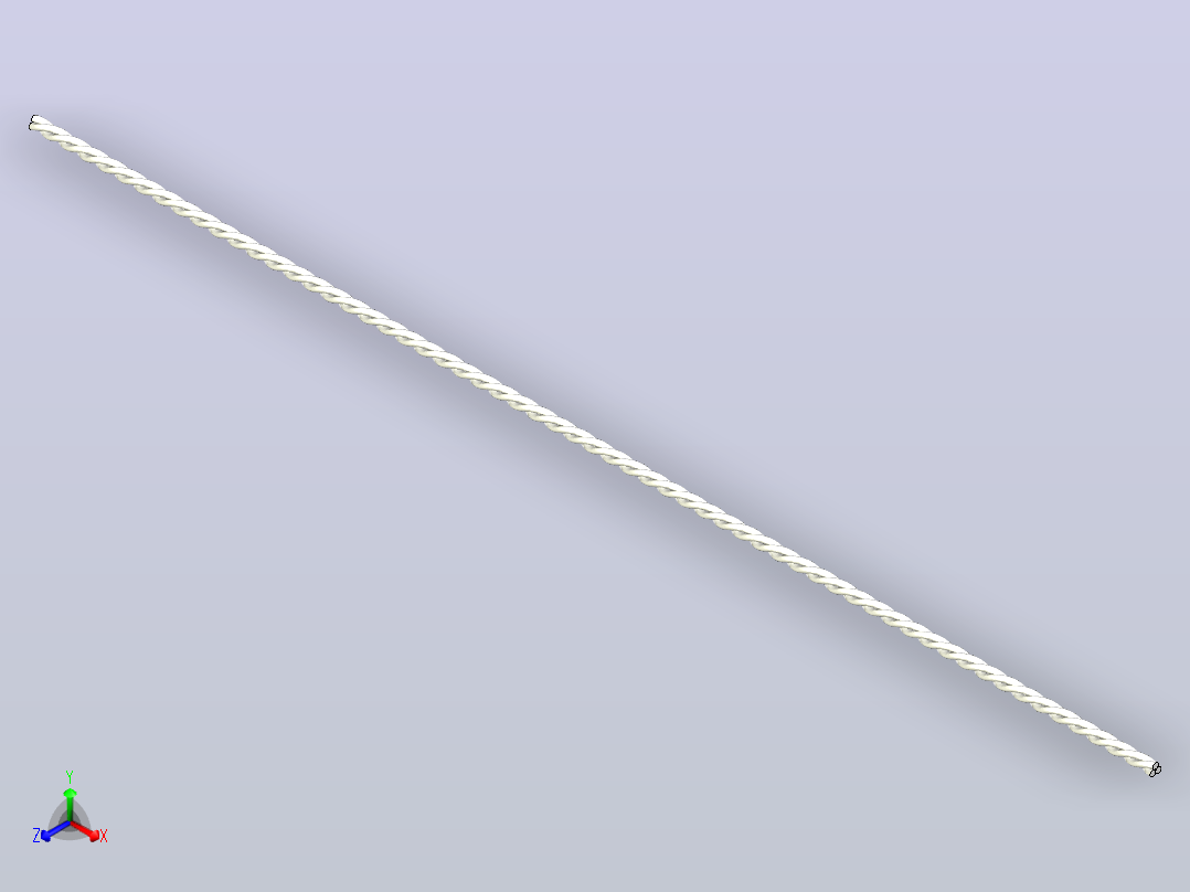 3d绳正等轴测图