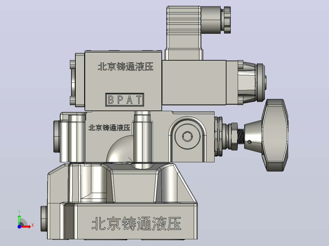 DB╱DBW先导溢流阀（30系列）-板式连接[DBW20-1]前视图