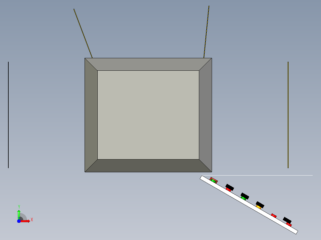 电闸箱前视图