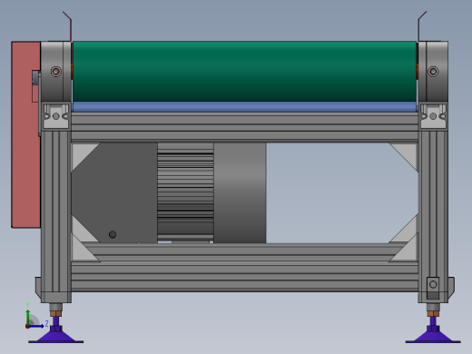 皮带输送机左视缩略图