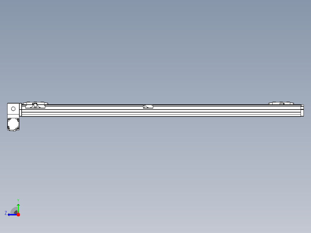 皮带直线轴双滑块型TPA-GCBS-80-P60-L575-LP-M20-N3右视图