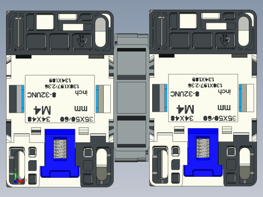 NXC-18_N～22_N交流接触器三维模型202204前视缩略图