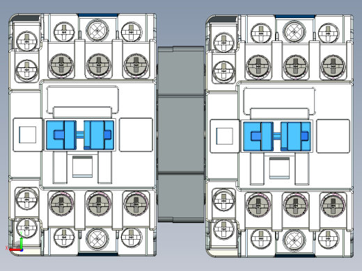 NXC-18_N～22_N交流接触器三维模型202204后视缩略图