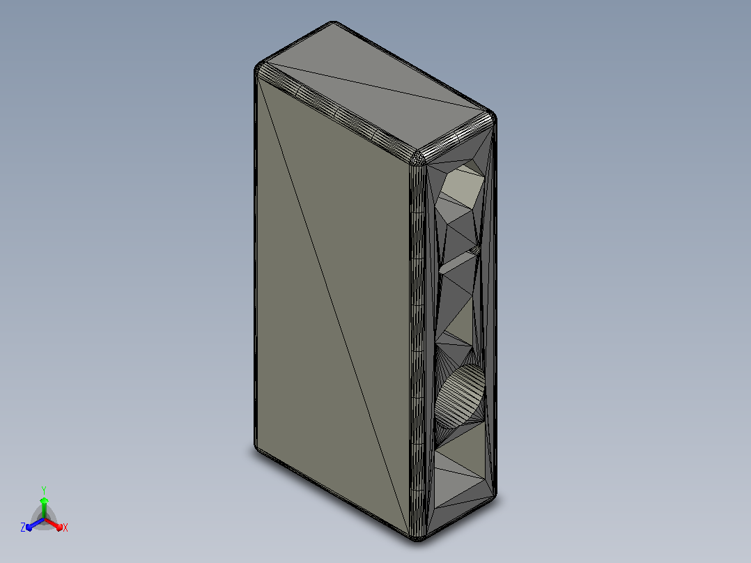 打印速度块 3D 打印机用于测试打印速度主视图
