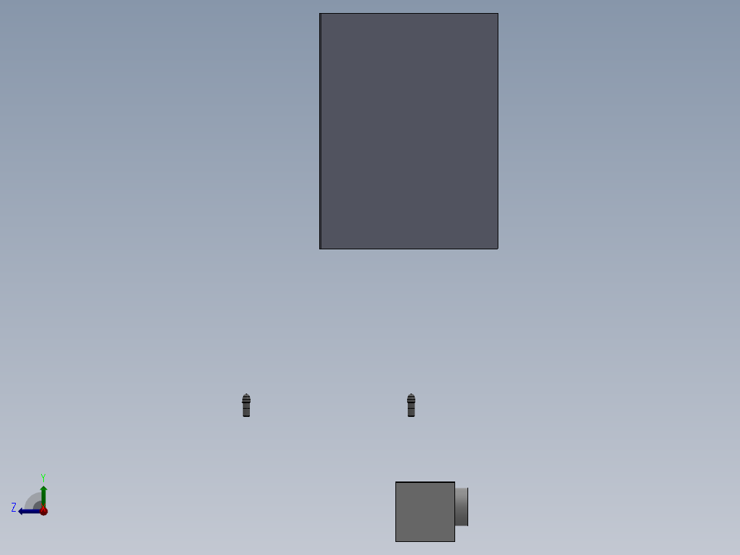 机架3D模型右视图