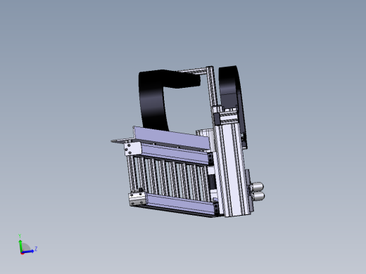 一个型材的双周运动集成机构