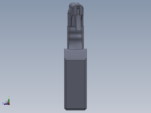 solidworks 汽车玻璃清洁剂外观设计右视缩略图
