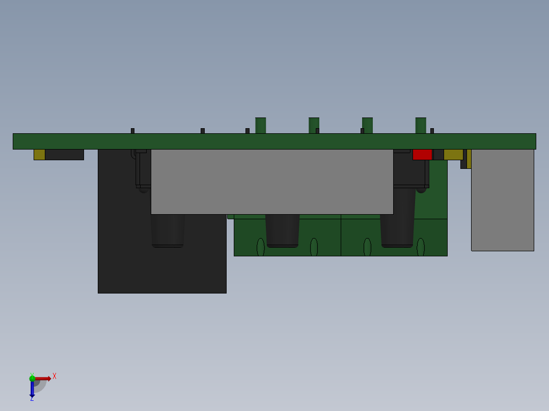 w1209直流12V冷热温度温控器温控开关温度控制器温度控制器温度计SW2015含特征俯视图