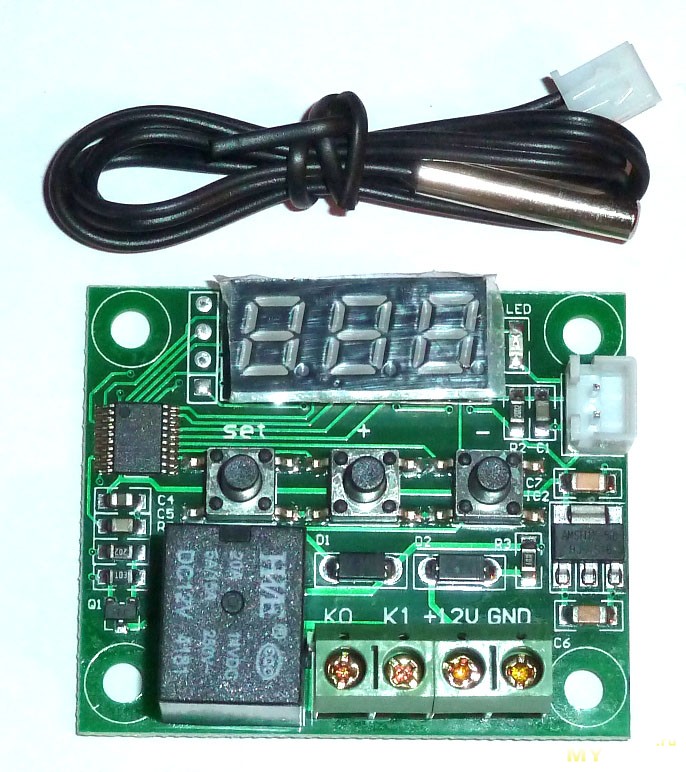 w1209直流12V冷热温度温控器温控开关温度控制器温度控制器温度计SW2015含特征