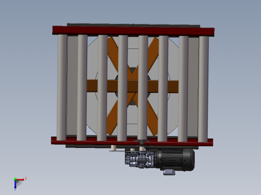 旋转输送机3d图纸旋转滚筒输送线动力滚筒旋转输送线3d图纸