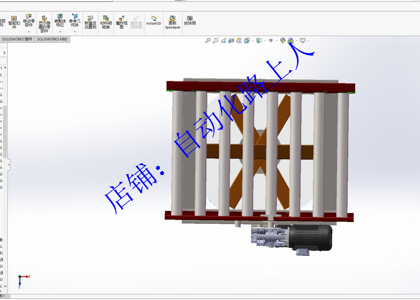 旋转输送机3d图纸旋转滚筒输送线动力滚筒旋转输送线3d图纸
