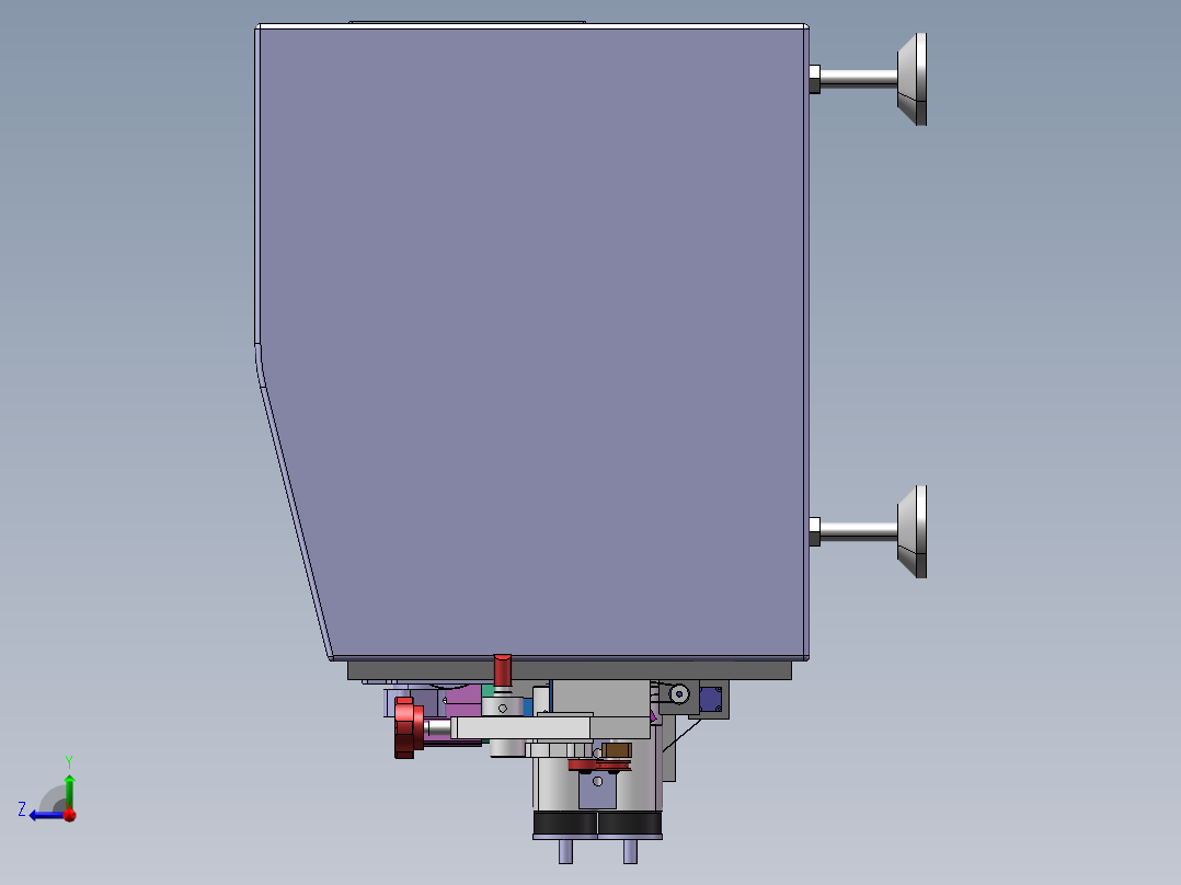 数控同轴剥线机3D图纸+cad图纸 非标自动化 同轴剥线机3d三维模型右视图
