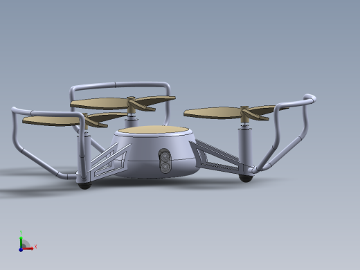 迷你无人机（三螺旋桨）