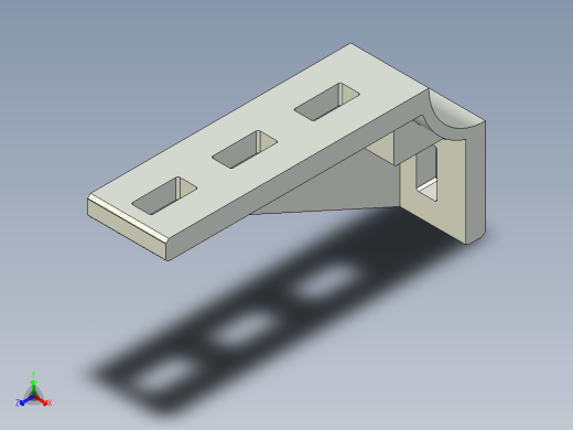 型材-30X120 MULTI PURPOSE BRACKET 3842523587正等轴测缩略图