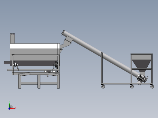 粮食烘干机设计资料含SW模型图纸+CAD前视缩略图
