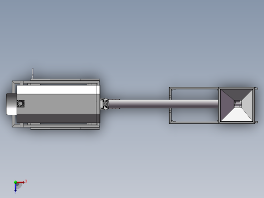 粮食烘干机设计资料含SW模型图纸+CAD俯视缩略图