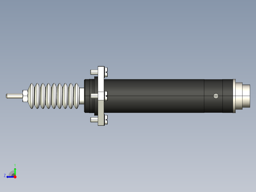 NOVOTECHNIK直线位移传感器F200 系列 传感器右视图