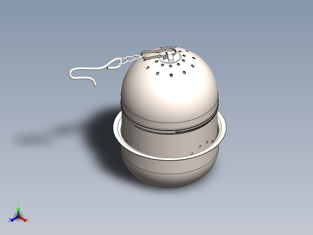 茶球正等轴测图