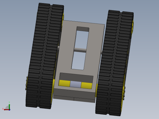 拖拉机履带悬挂结构后视缩略图