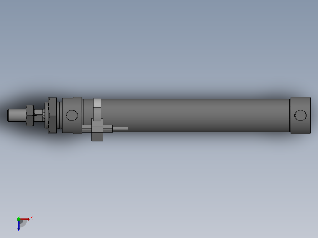 气缸MA25x125SU俯视图