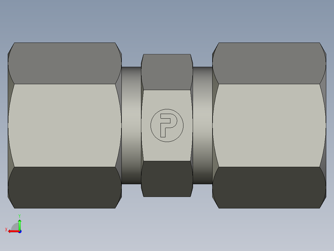 卡套式工业通用硬管接头EO Union G10ZSCF后视图