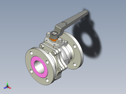管道手动球阀-水管开关阀-手动阀门User Library-MD52C150DN65-2