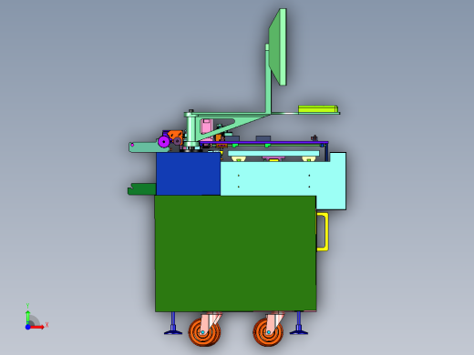 SMT精密生产线路板贴片机前视缩略图