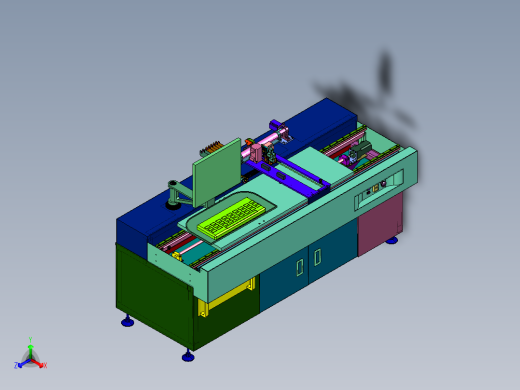 SMT精密生产线路板贴片机正等轴测缩略图
