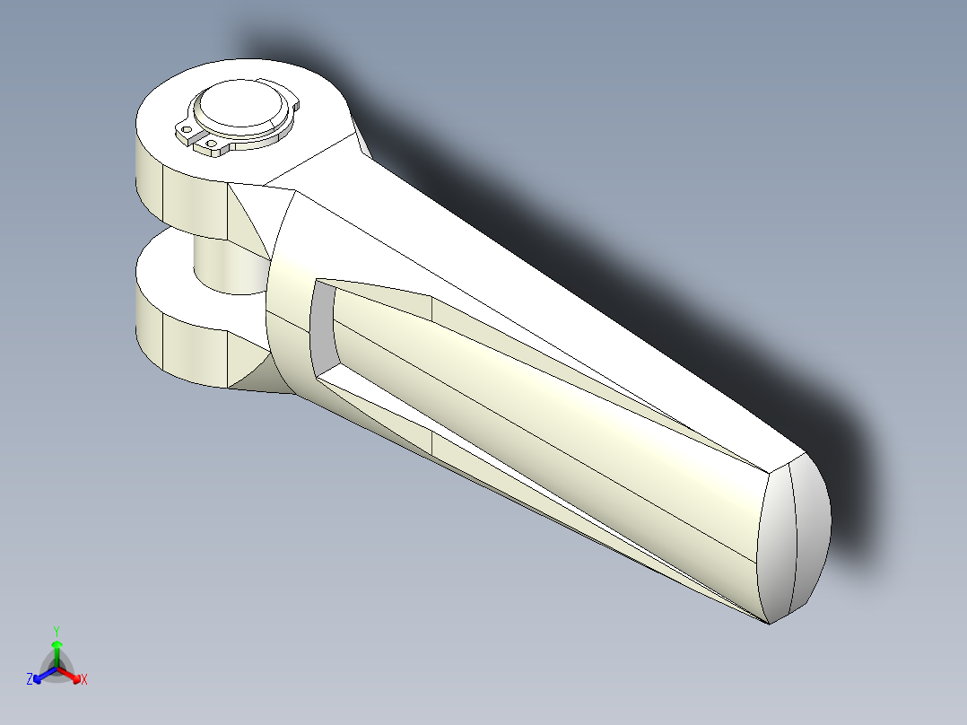 雙偏心夾具2338-3D多系列多零件图纸模型主视图