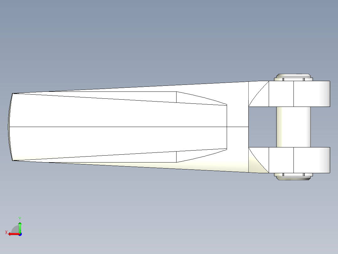 雙偏心夾具2338-3D多系列多零件图纸模型后视图