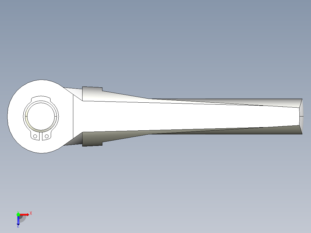 雙偏心夾具2338-3D多系列多零件图纸模型俯视图