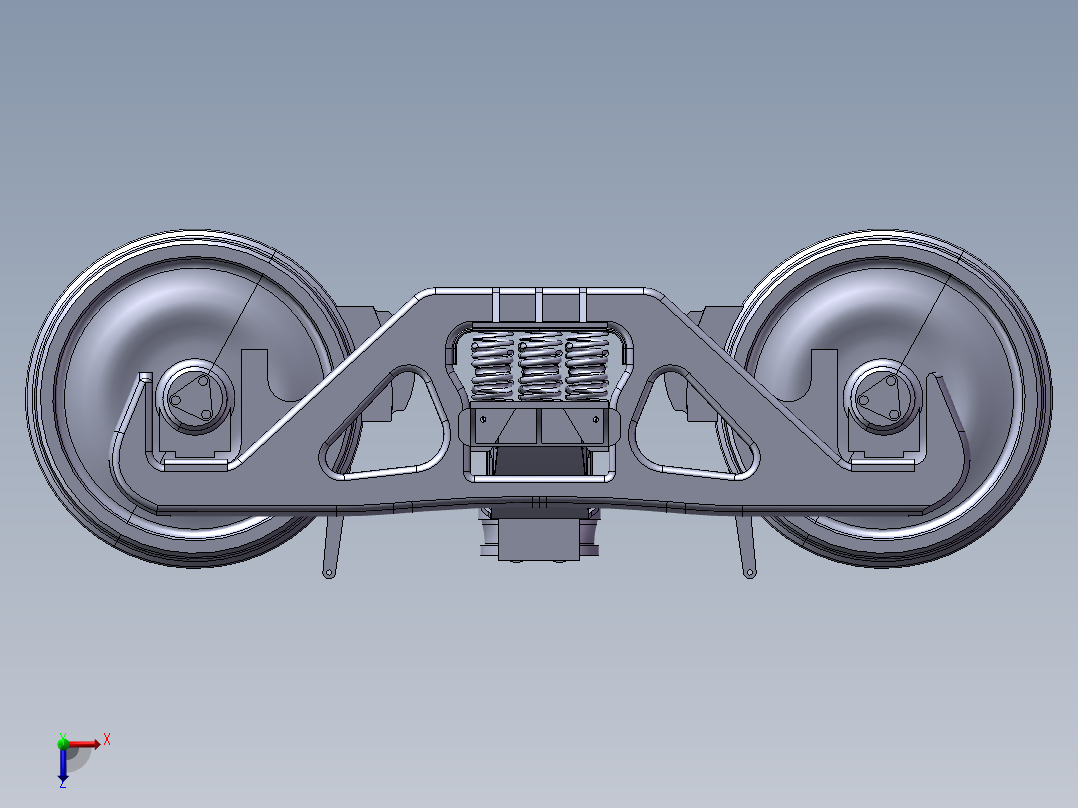 快速货车转向架设计1028048==20俯视图