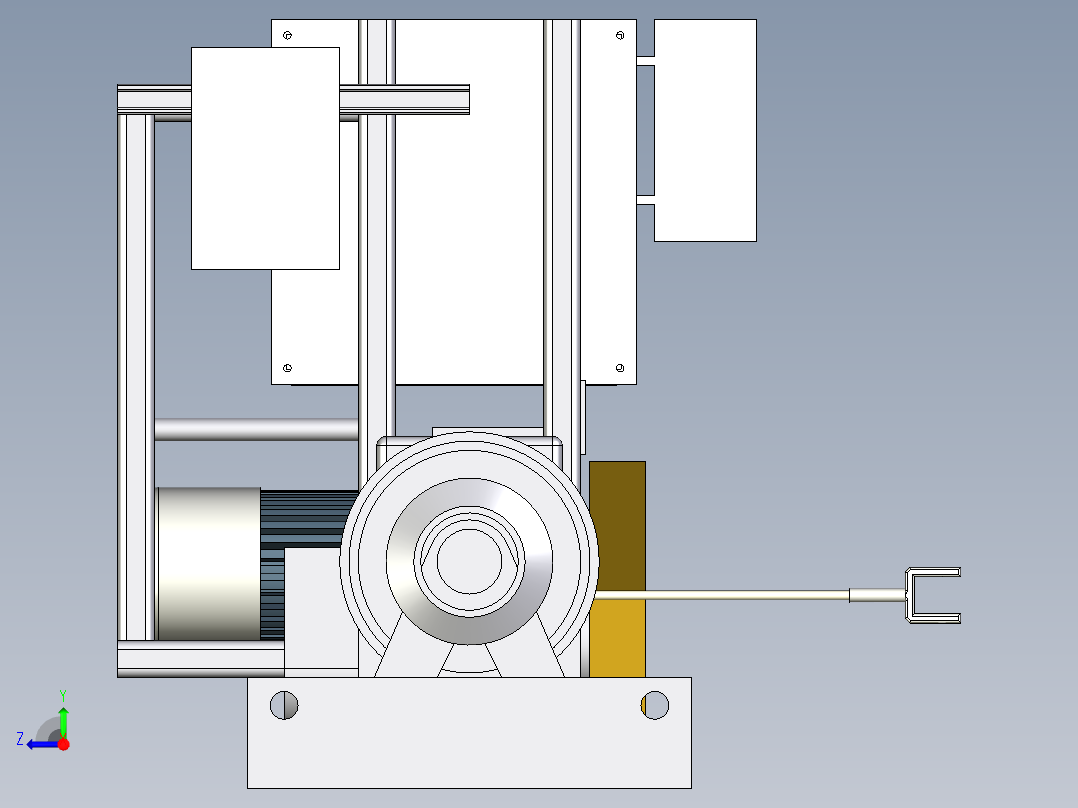 绞车 卷扬机 (41)右视图