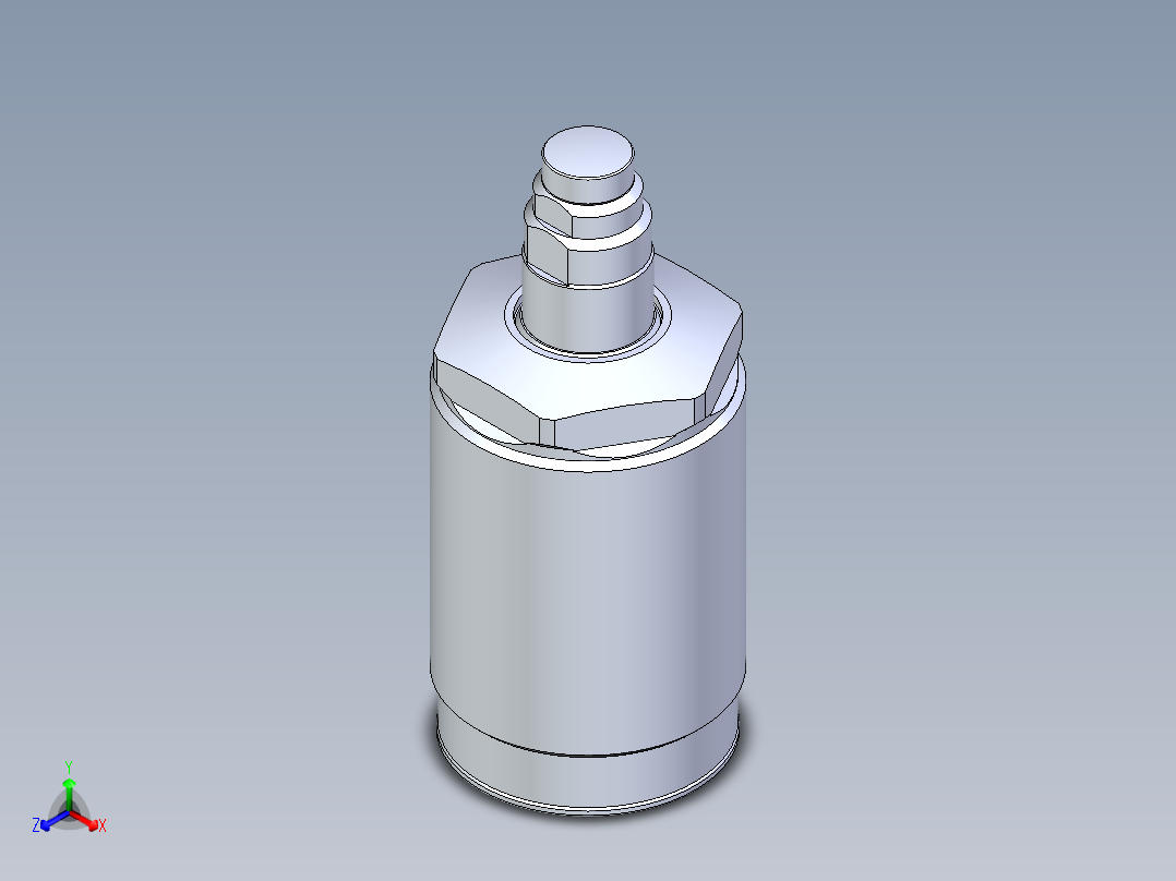 KOSMEKLD0362-xM-E多系列多零件图纸模型主视图