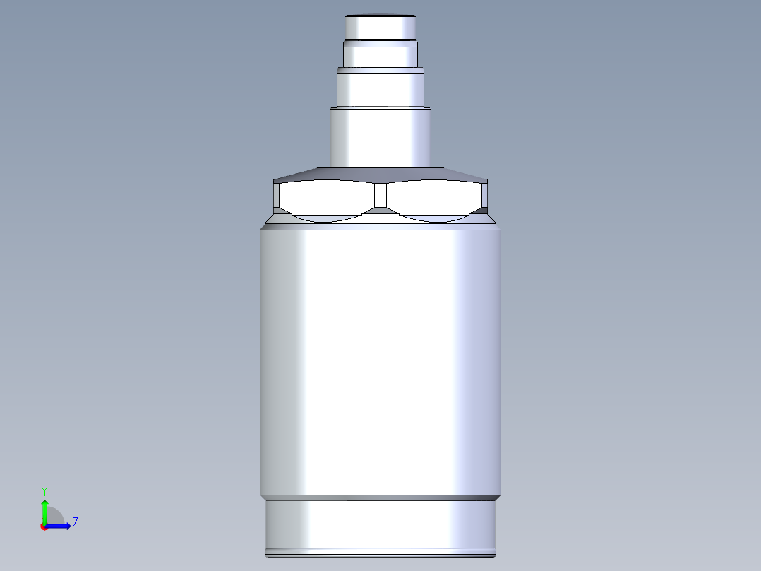 KOSMEKLD0362-xM-E多系列多零件图纸模型左视图