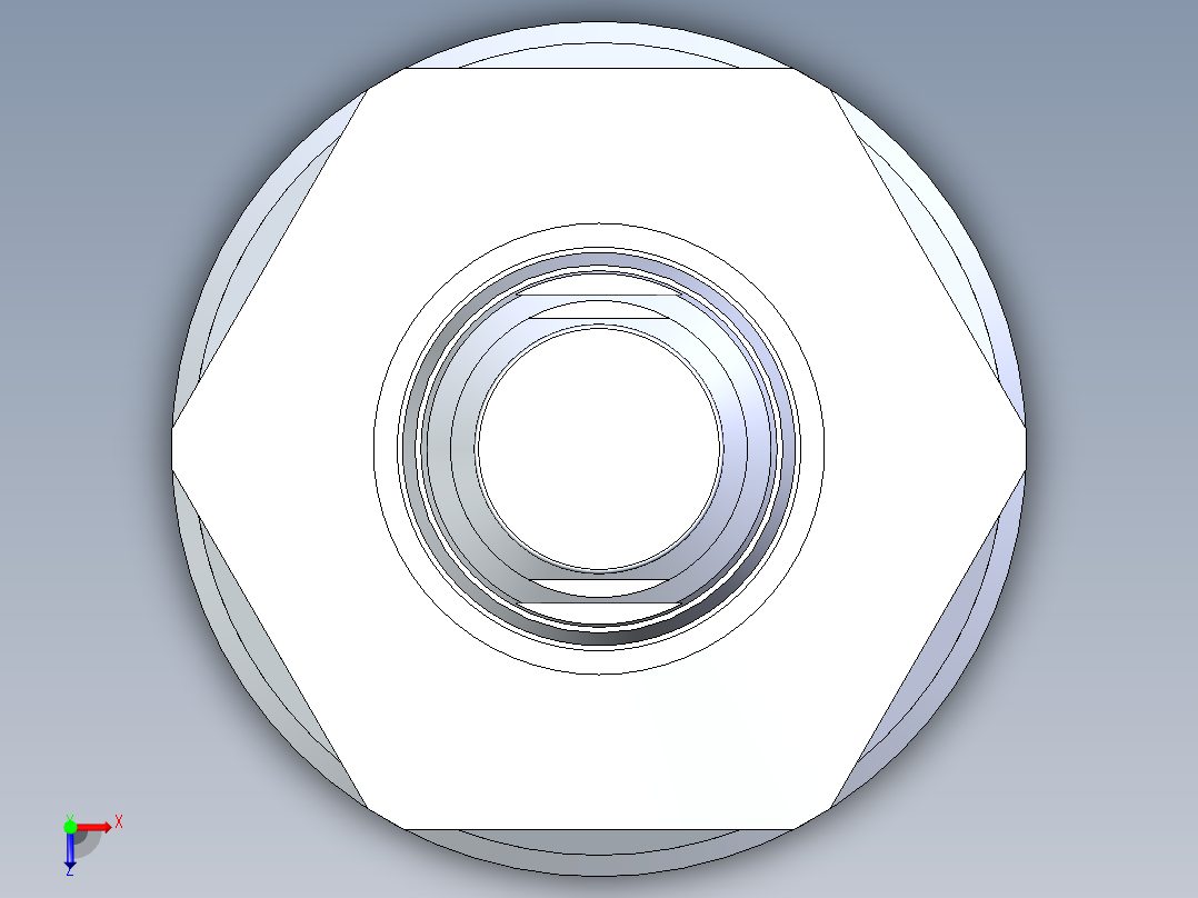 KOSMEKLD0362-xM-E多系列多零件图纸模型俯视图